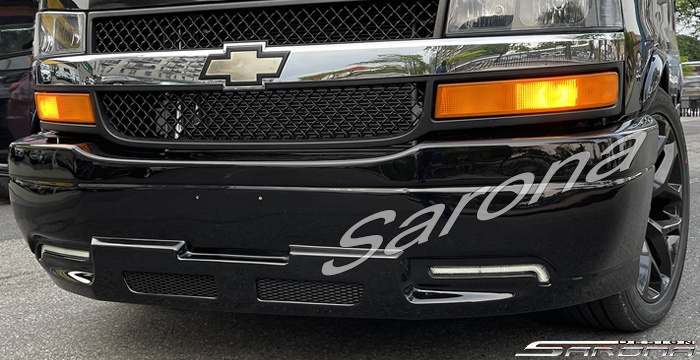 Custom GMC Savana Van  All Styles Front Bumper (2003 - 2025) - $690.00 (Part #GM-030-FB)